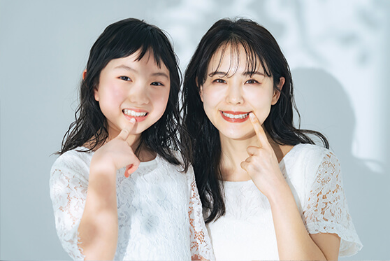 親子の歯並び
